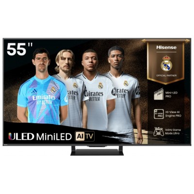 TELEVISOR 55"" MINILED UHD 4K QUANTUM DOT 165Hz 55U7Q PRO SMART TV HISENSE (Espera 4 dias)